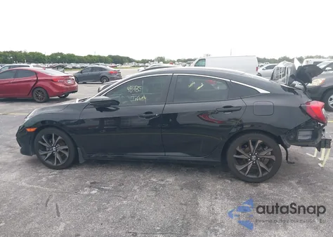 2019 Honda Civic Sport from USA, damaged, VIN 2HGFC2F82KH545479
